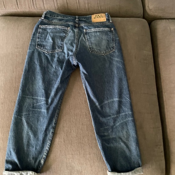 EUC Hey Gang Loose Crop Richman wash jeans - Picture 10 of 11